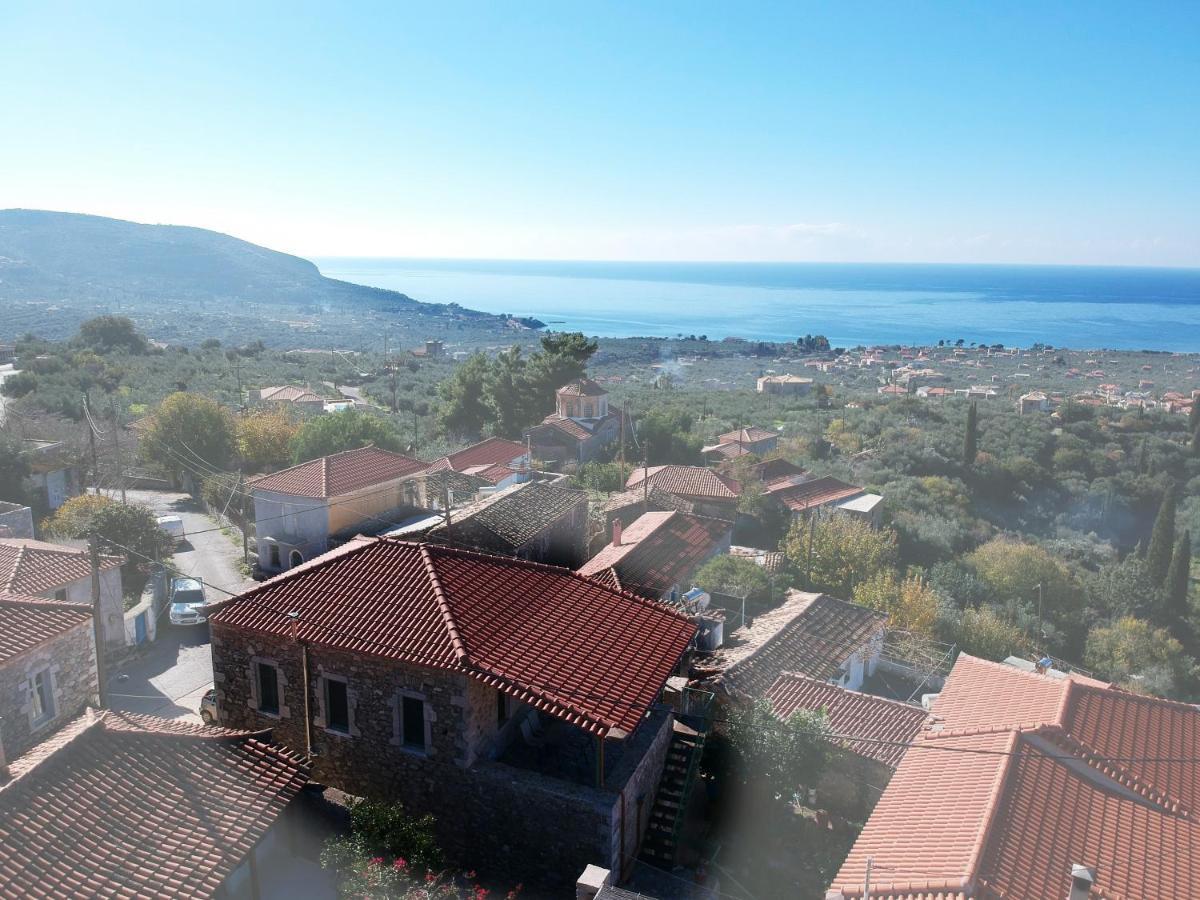 Stavroulas Stone House In Rigklia, Messinia Riglia Exterior photo