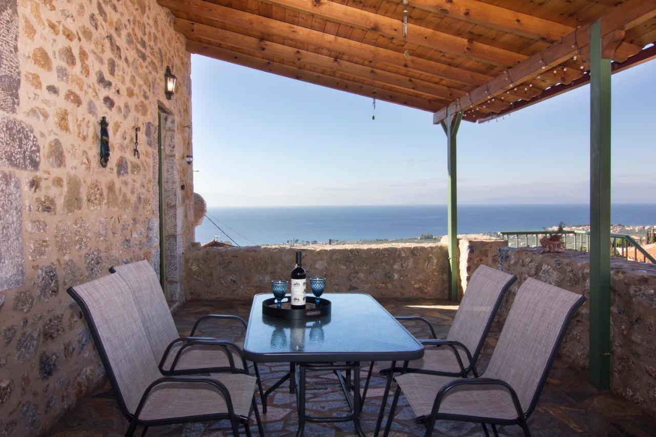 Stavroulas Stone House In Rigklia, Messinia Riglia Exterior photo